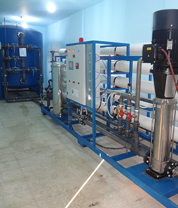 Well water Desalination plant with 30 m3.h capacity